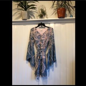 Pink Kimono Dress